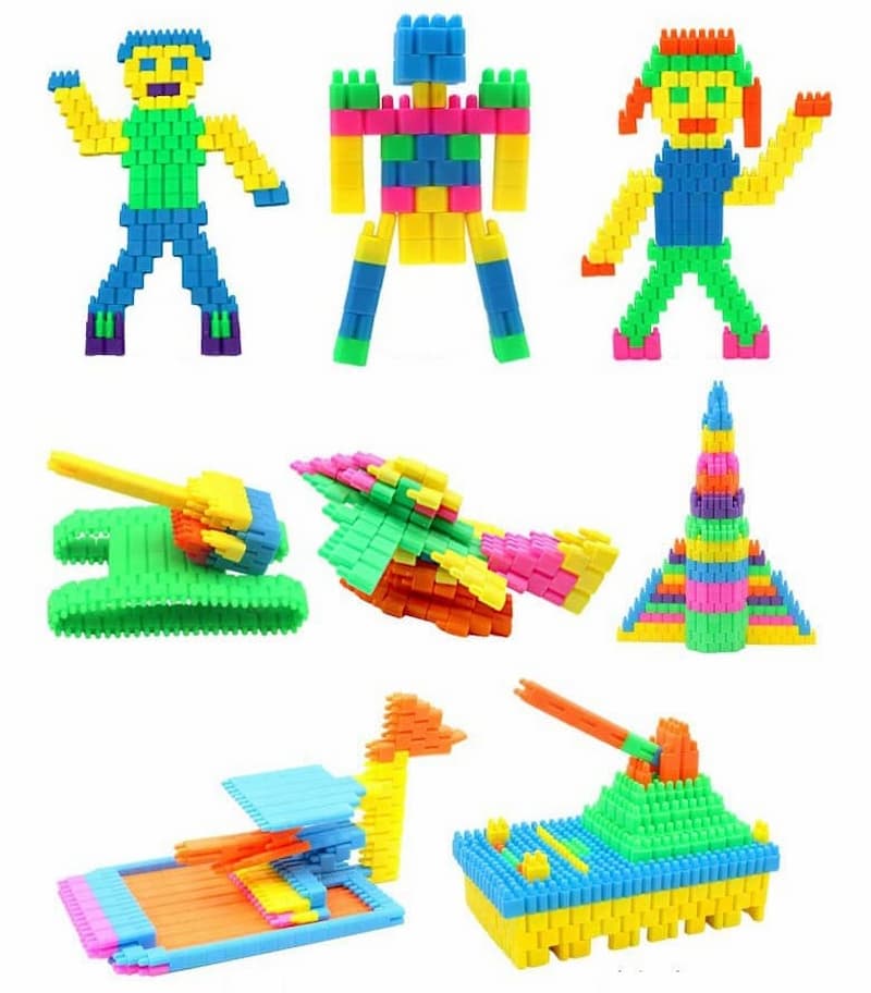 Đồ chơi lắp ráp cho bé. (Ảnh: Sưu tầm Internet)