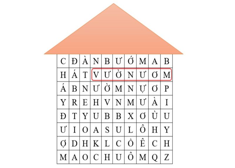 Trò chơi giải ô chữ tiếng Việt (Ảnh: Sưu tầm internet)