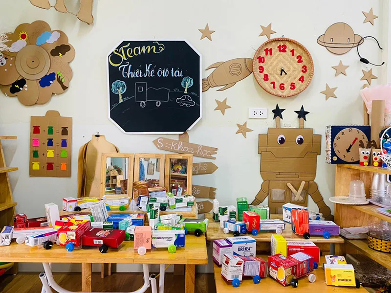 Ở độ tuổi lớp L&aacute; th&igrave; c&aacute;c chủ đề STEAM cần c&oacute; độ th&aacute;ch thức cao hơn. (Ảnh: Sưu tầm Internet)