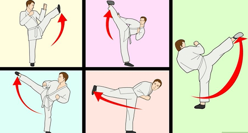Các bước và động tác cơ bản trong Karate. (Ảnh: Sưu tầm Internet)