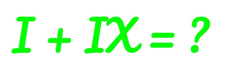 Bài tập liên quan đến phép cộng các số la mã (Nguồn ảnh: Sưu tầm internet)