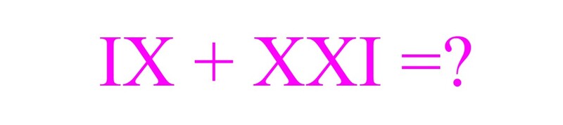 Dạng toán cộng trừ số la mã - IX (Nguồn ảnh: Sưu tầm internet)