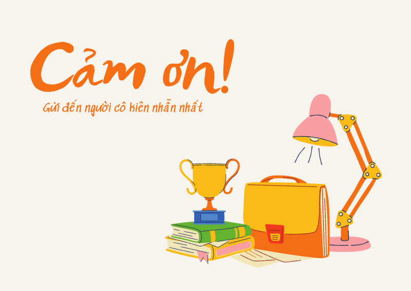 Gợi ý mẫu thiệp 20/10 cho cô giáo: Mẫu 1. (Ảnh: Sưu tầm Internet)