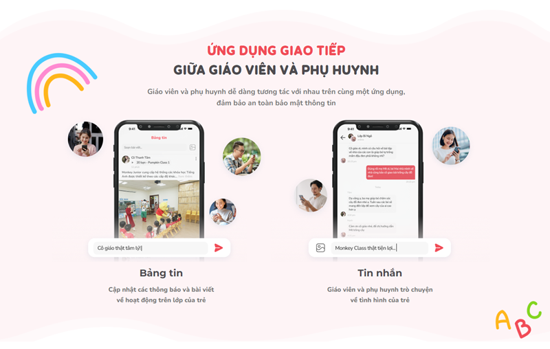 Tính năng dành cho giáo viên trong Monkey Class