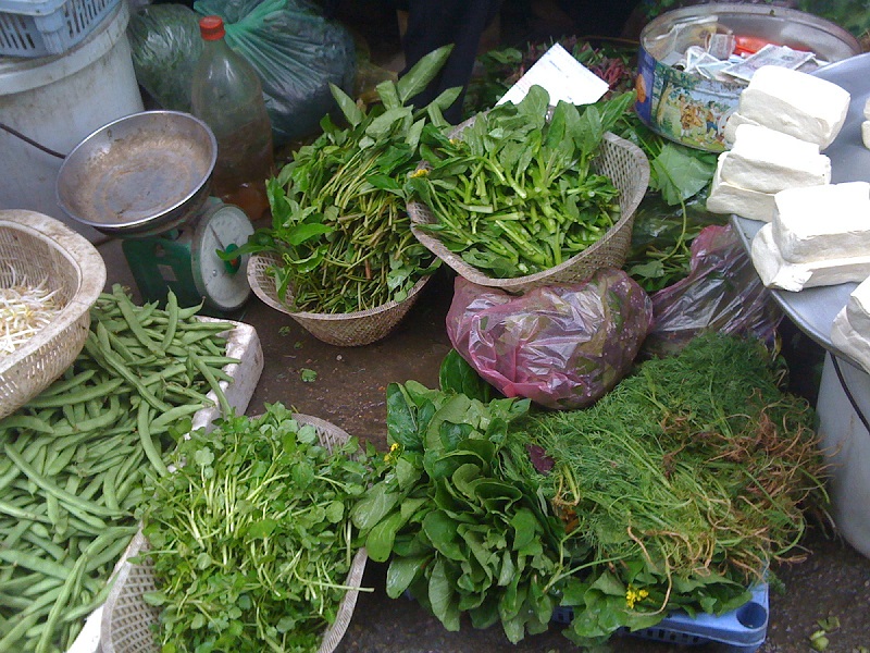 Rau củ không đảm bảo vệ sinh là một trong những nguyên nhân gây nên bệnh. (Ảnh: Sưu tầm Internet)