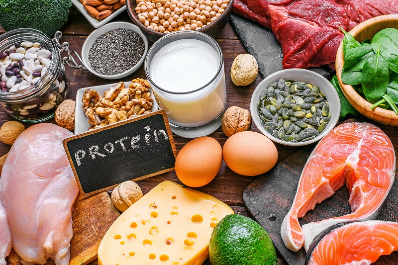 Một số thực phẩm chứa protein. (Ảnh: Sưu tầm Internet)