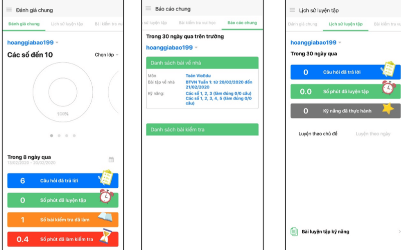 Các tính năng Vioedu cho phụ huynh. (Ảnh: Sưu tầm Internet)