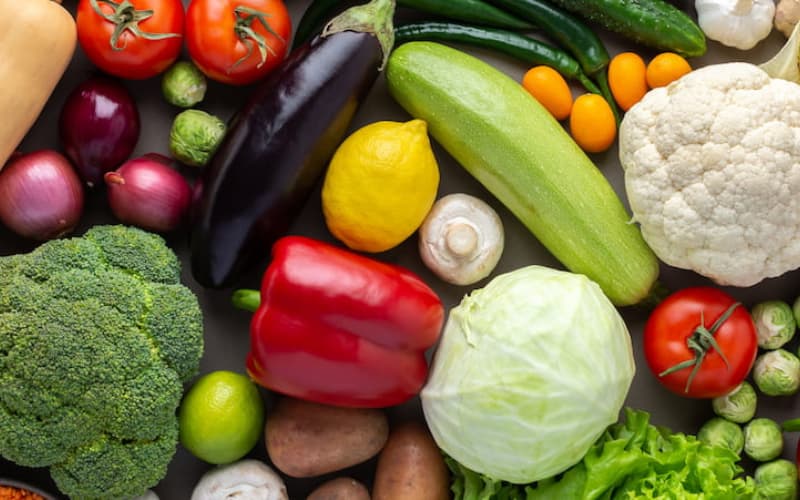 Rau, củ quả giàu protein thực vật. (Ảnh: Sưu tầm Internet)