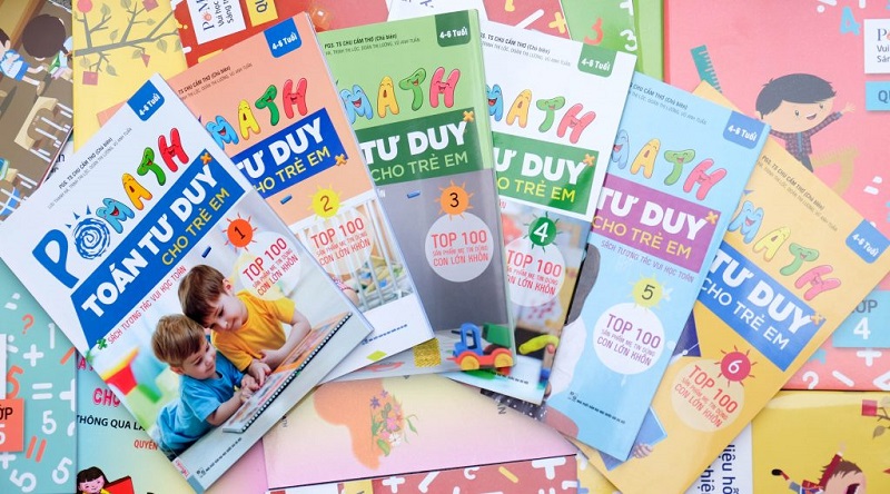 Bộ sách Pomath - toán tư duy cho trẻ em không nên bỏ qua. (Ảnh: Sưu tầm Internet)
