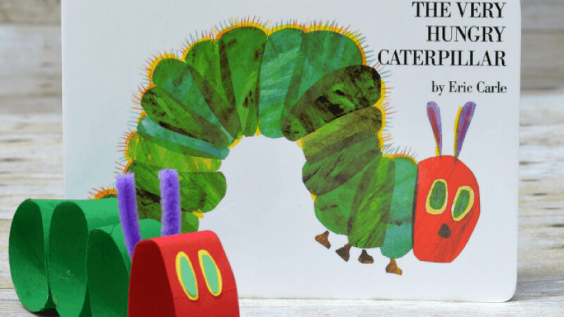 Câu chuyện về chú sâu háu ăn được nhiều bé yêu thích. (Ảnh: CTH EDU)