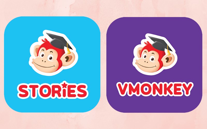 Ứng dụng Monkey Stories và VMonkey. (Ảnh: Sưu tầm Internet)
