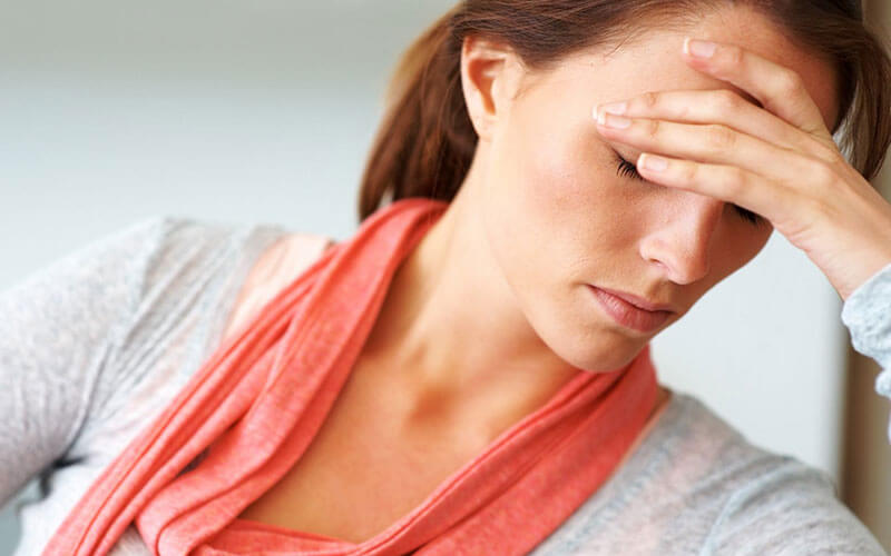 Mệt mỏi - triệu chứng thiếu vitamin B6. (Ảnh: Sưu tầm Internet)