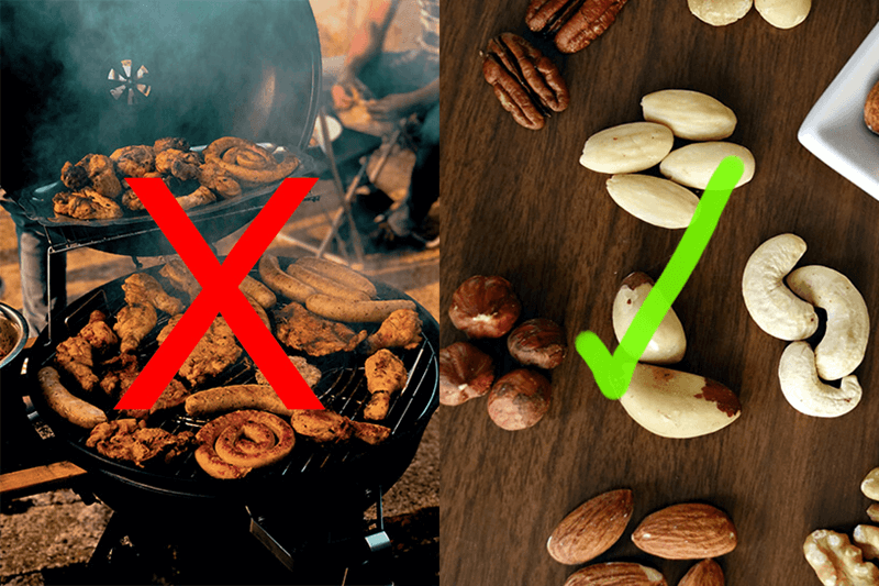 Lưu ý khi lựa chọn thực phẩm cho bà bầu bị mỡ máu. (Ảnh: Sưu tầm Internet)