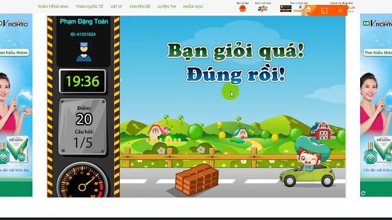 Ứng dụng Violympic App. (Ảnh: Sưu tầm Internet)