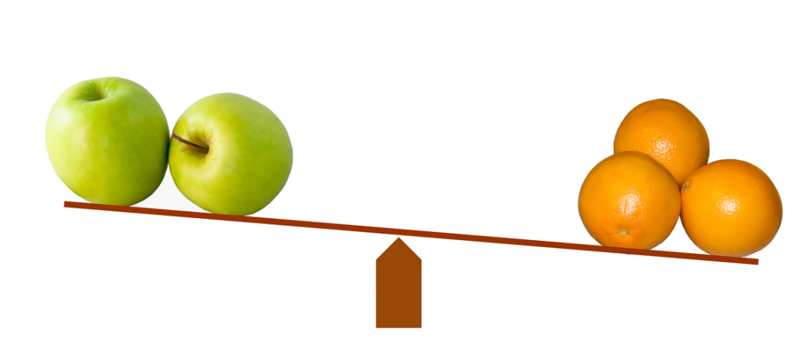 Bố mẹ cho con so sánh đồ vật để học toán lớp 1 (Nguồn ảnh: Sưu tầm internet)