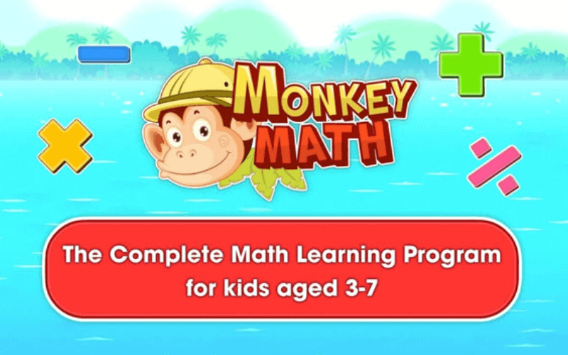 Phần mềm Monkey math - toán tư duy cho trẻ. (Ảnh: Sưu tầm Internet)