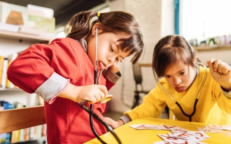 Trẻ có nguy có bị Down. (Ảnh: Sưu tầm Internet)