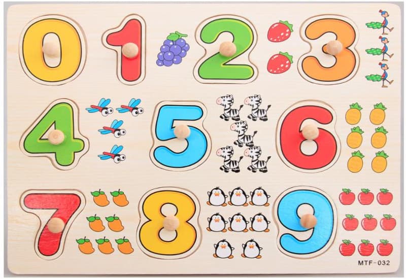 Tập đếm số đơn giản bằng cách để bé đếm mọi vật được nhìn thấy. (Ảnh: Sưu tầm Internet)