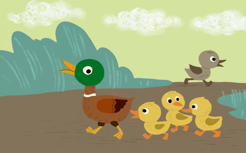 Câu chuyện Chú vịt xám. (Ảnh: Sưu tầm Internet)