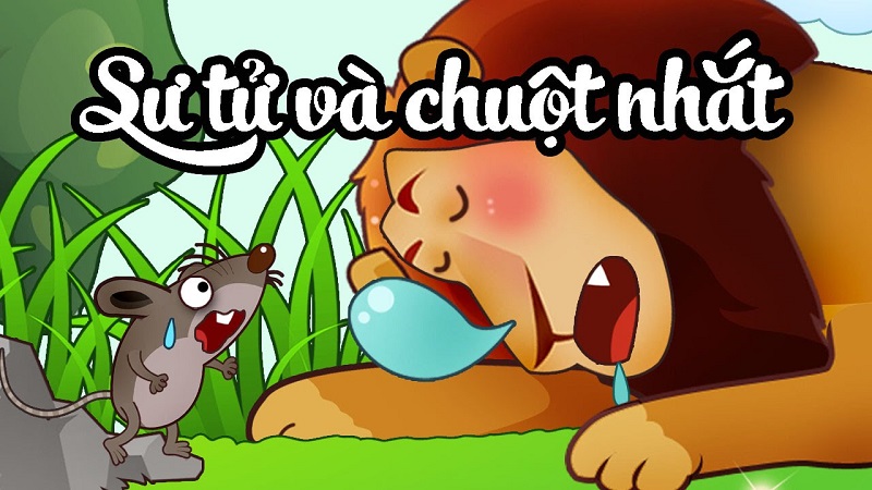 Câu chuyện SƯ TỬ VÀ CHUỘT NHẮT. (Ảnh: Sưu tầm Internet)