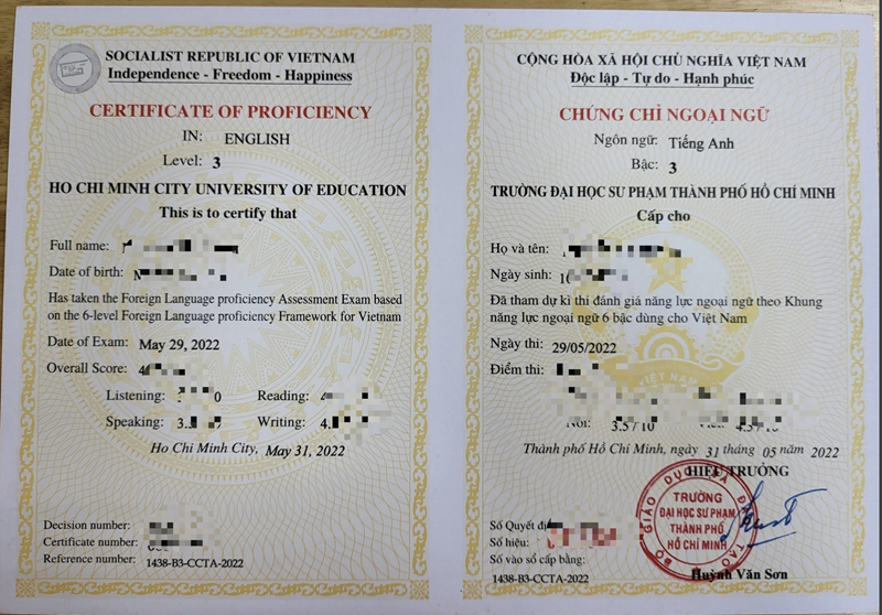 Thời gian nhận kết quả và chứng chỉ VSTEP. (Ảnh: Sưu tầm Internet)