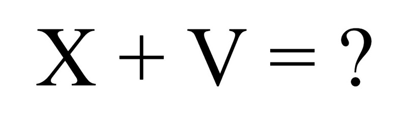 Bài tập cộng trừ số la mã X (Nguồn ảnh: Sưu tầm internet)