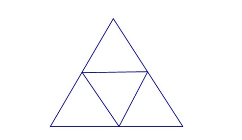 Có bao nhiêu hình tam giác? (Nguồn ảnh: Sưu tầm internet)