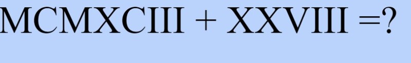 Dạng bài tập liên quan đến cộng trừ số 1993 la mã (Nguồn ảnh: Sưu tầm internet)