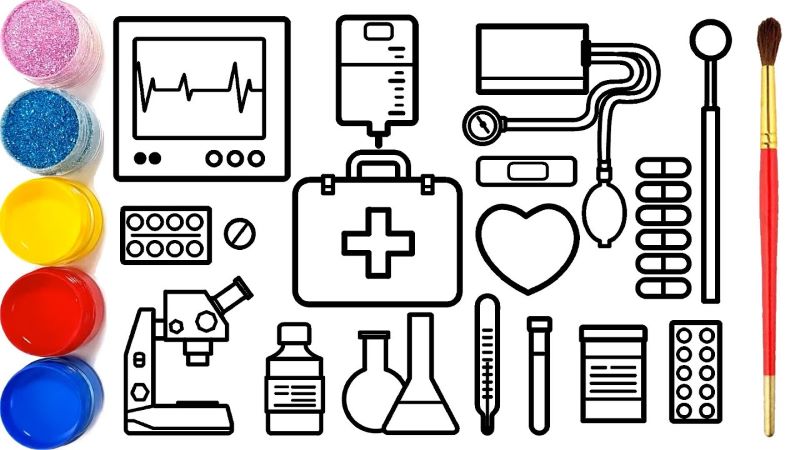 Đồ chơi vẽ tranh, tô màu cho trẻ. (Ảnh: Sưu tầm Internet)