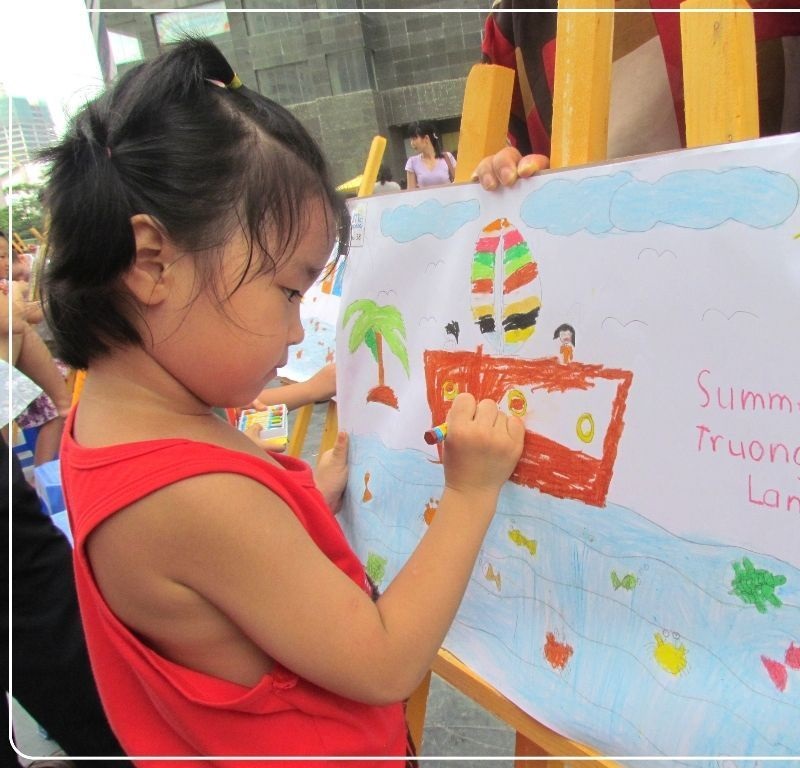 Trò chơi vẽ tranh giúp con học tốt (Ảnh: Sưu tầm internet)