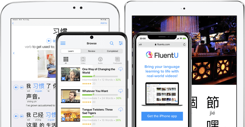 FluentU: Luyện nghe tiếng Anh có phụ đề. (Ảnh: Sưu tầm Internet)
