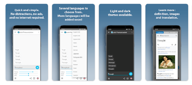 Quick Pronunciation Tool. (Ảnh: Sưu tầm Internet)