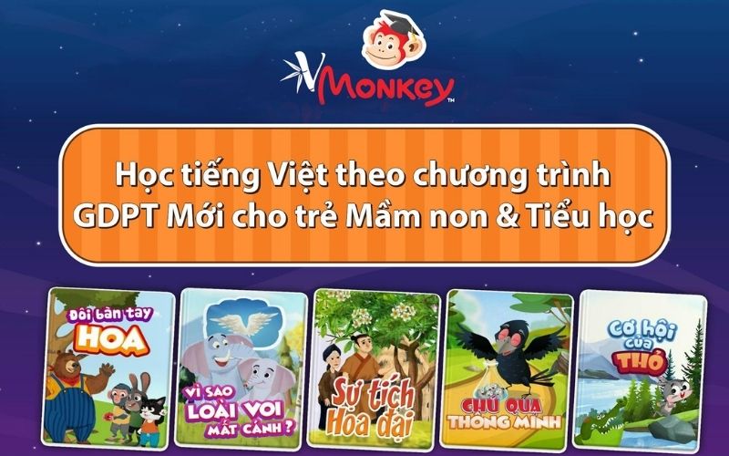 VMonkey - ứng dụng tiên phong áp dụng các phương pháp giáo dục sớm tại Việt Nam. (Ảnh: Monkey)