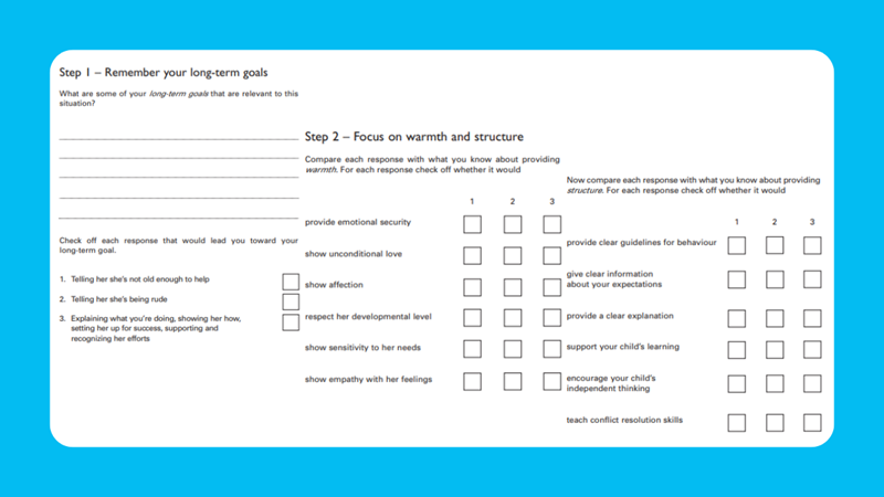 Bước 1 v&agrave; bước 2 của phương ph&aacute;p Kỷ Luật T&iacute;ch Cực