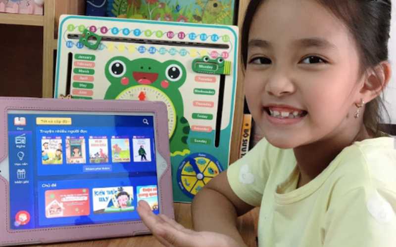 Ứng dụng VMonkey giúp trẻ luyện phát âm chuẩn. (Ảnh: Monkey)