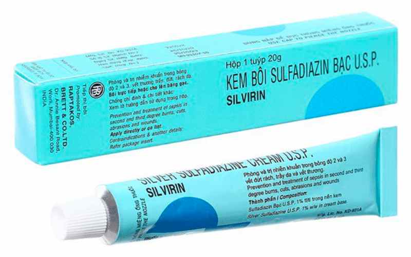 Kem silver sulfadiazine 1% khuẩn này rất hiệu quả trong việc làm lành vết thương do bỏng (Ảnh: Sưu tầm internet)