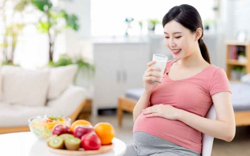 Mẹ bị đau háng khi mang thai tuần 38 cần bổ sung đầy đủ dinh dưỡng. (Ảnh: Sưu tầm Internet)