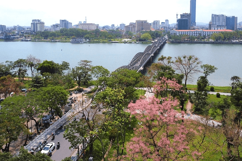 Trung tâm thành phố Huế. (Ảnh: Sưu tầm Internet)