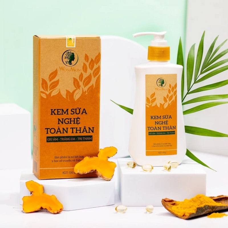 Kem nghệ dưỡng da sau sinh dạng sữa tắm toàn thân Wonmom (Ảnh: Sưu tầm Internet)