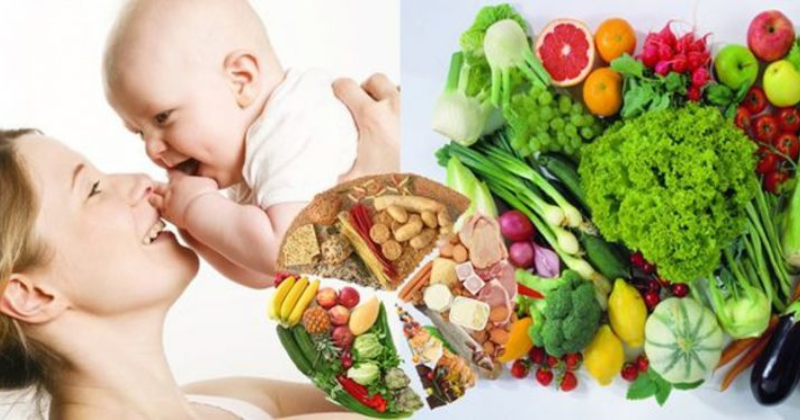 Ăn uống đủ chất dinh dưỡng sẽ giúp mẹ tiết nhiều sữa hơn (Ảnh: Sưu tầm Internet)