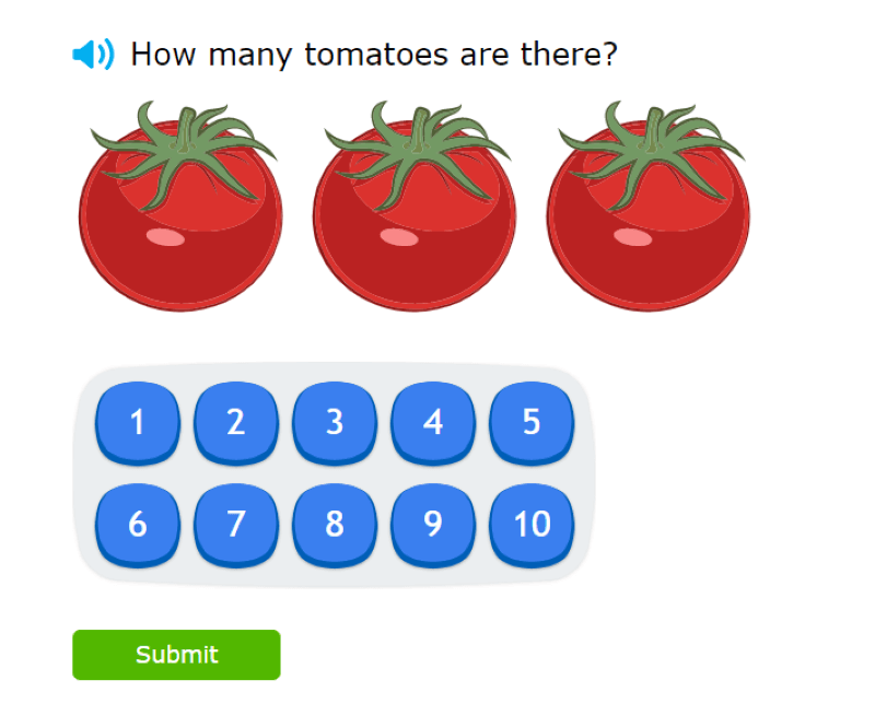 Dạng toán kết hợp tiếng Anh cho trẻ. (Ảnh: Sưu tầm internet)