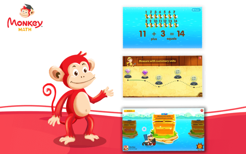 Ứng dụng Monkey Math. (Ảnh: Sưu tầm Internet)