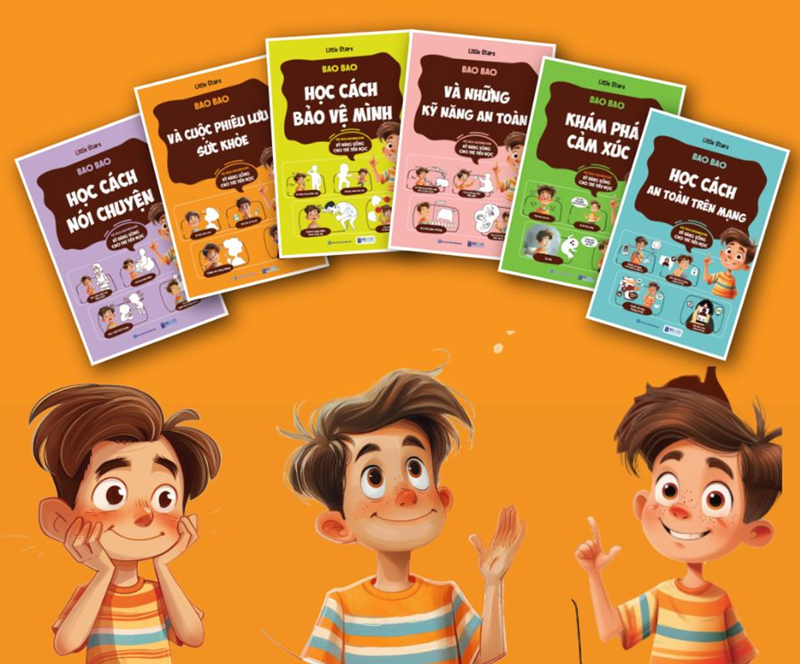 Bộ sách Comic Kĩ Năng Sống - Dành Cho Trẻ Tiểu Học. (Ảnh: Sưu tầm Internet)