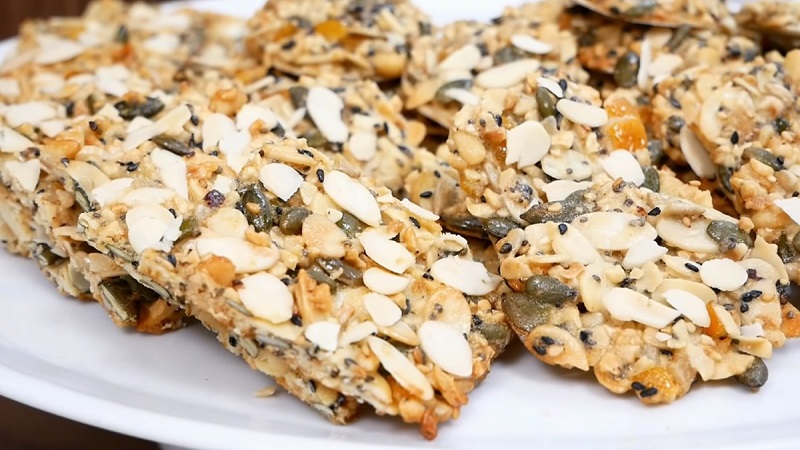 Bánh quy làm từ hạt dinh dưỡng. (Ảnh: Sưu tầm Internet)