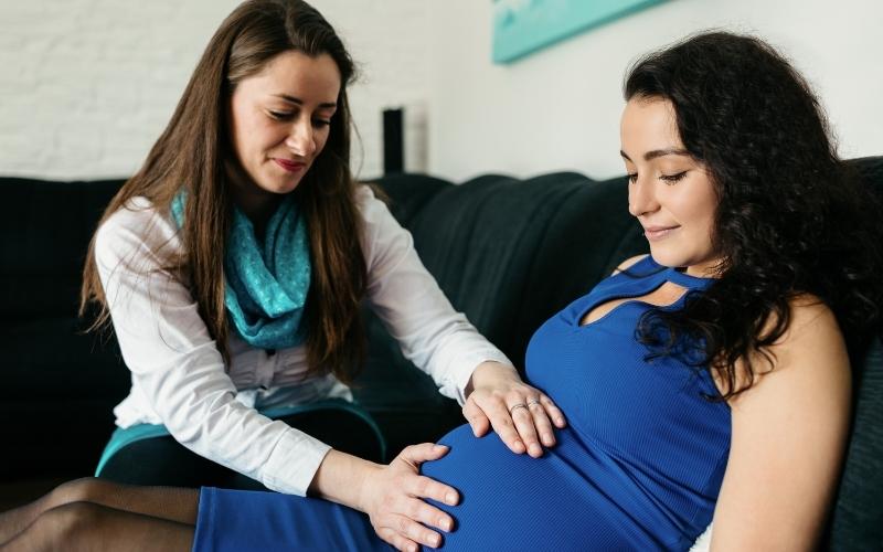 Thực hiện khám thai định kỳ. (Ảnh: Sưu tầm Internet)