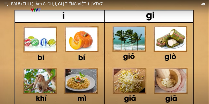 Thực hành các âm trong tiếng Việt. (Ảnh: VTV7)