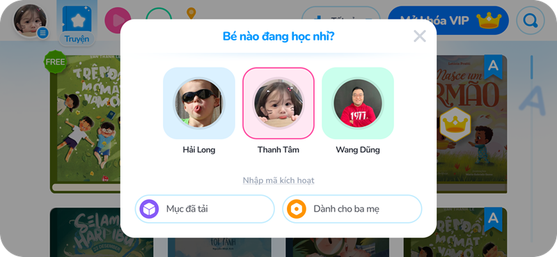 Học offline dễ dàng với “Mục đã tải”. (Ảnh: Monkey)