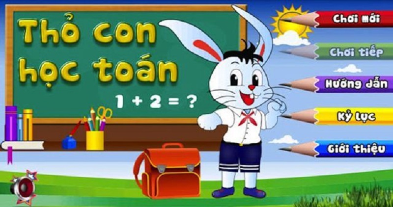 Cùng thỏ con học Toán. (Ảnh: Sưu tầm Internet)