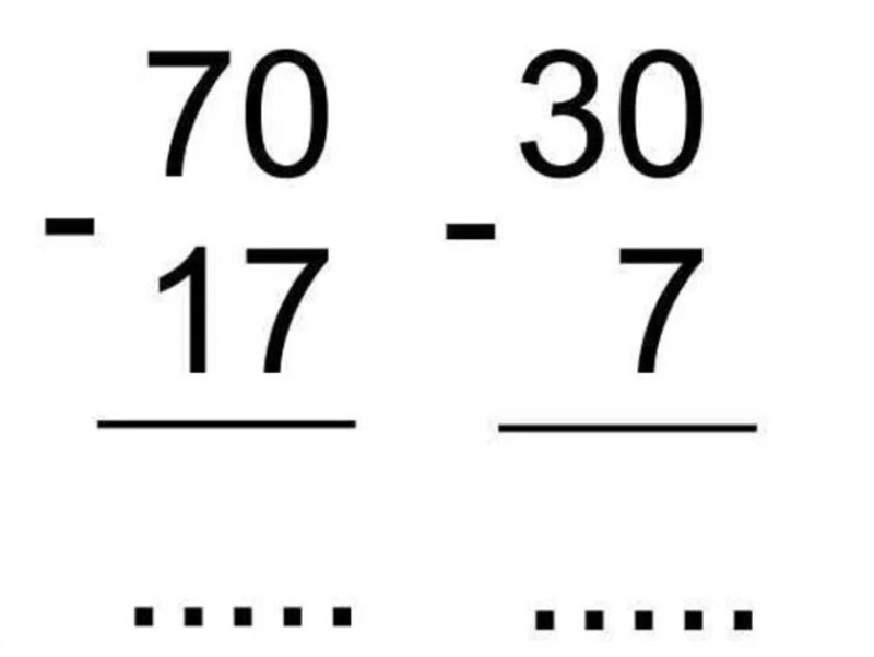 Bố mẹ nhắc nhở con thực hiện phép tính có nhớ (Nguồn ảnh: Sưu tầm internet)