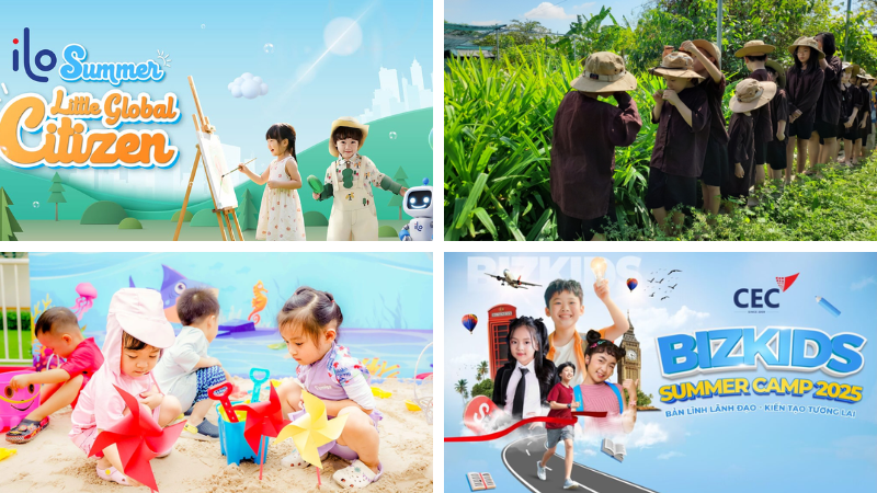 Các chương trình trại hè cho trẻ mầm non 2025. (Ảnh: Sưu tầm Internet)